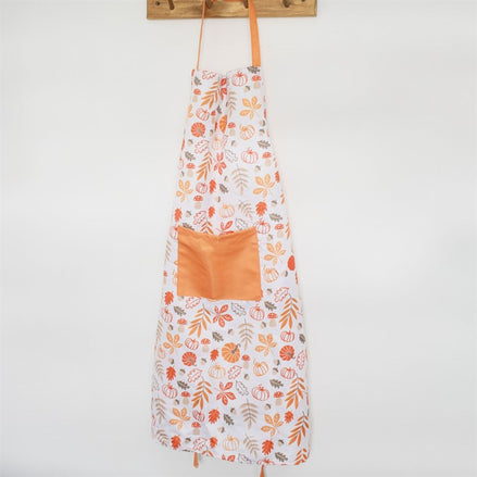 Autumn Leaves and Pumpkin Apron