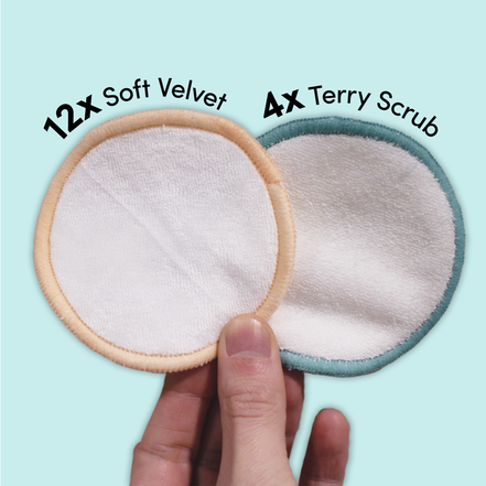 16 Reusable Makeup Remover Pads