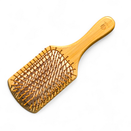 Bamboo Paddle Hair Brush | Sustainable Handle and Pins
