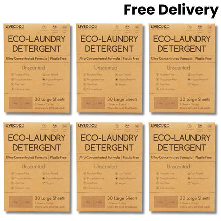 Eco-Laundry Detergent Sheets (60 Loads)